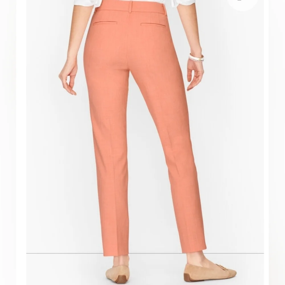 Talbot's Women's Signature Hampshire Ankle Pants 4. Melon Business Office New